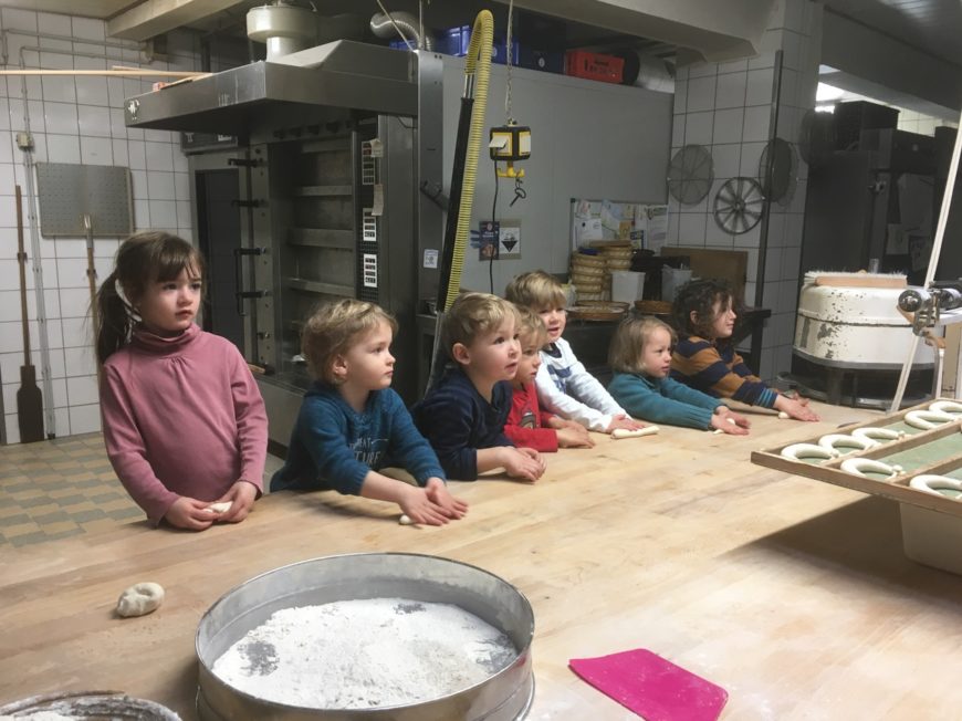 Besuch in der Bäckerei