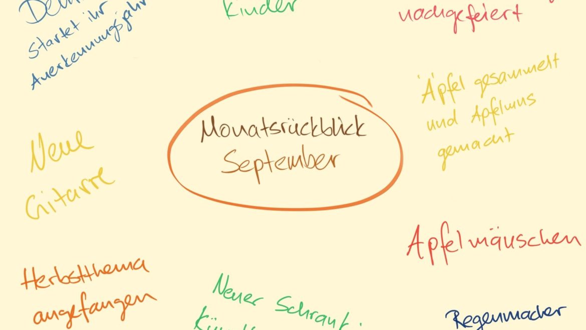 Monatsrückblick September 2022