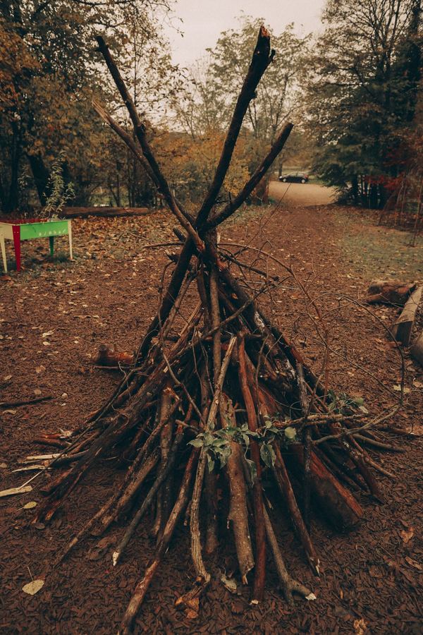 Feuerstelle am Waldplatz